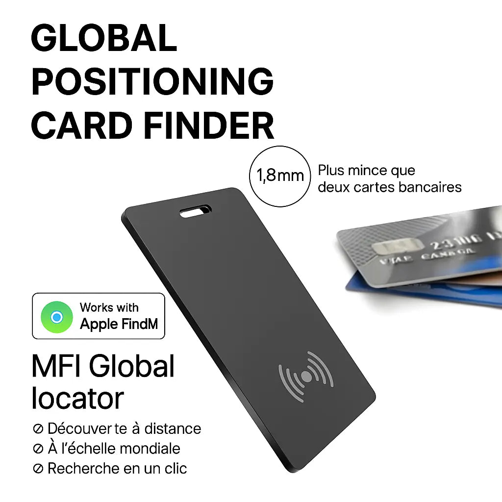 Nōva carte connectée smart finder card portefeuille